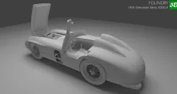 1955 Mercedes Benz 300SLR 3D model
