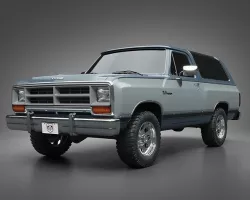 1990 Dodge RamCharger 3D model