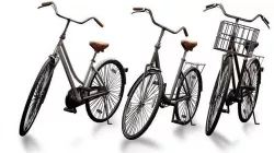 3 Bicycles  Low-poly 3D model