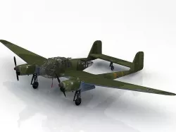 3D Focke-Wulf Fw 189 Uhu 3D model