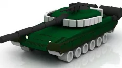 3D T80 Russian Tank 3D model