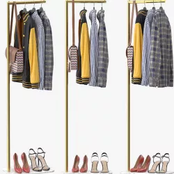 67 Free Standing Metal Coat 3D model
