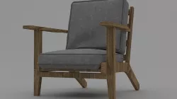 accent chair 3D model