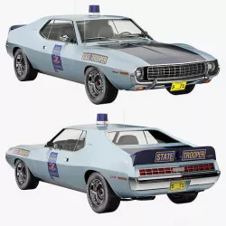 AMC javelin state trooper 3D model