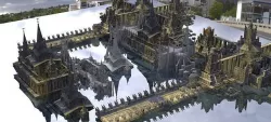 Ancient Babylonian Golden City kit bash 3D model