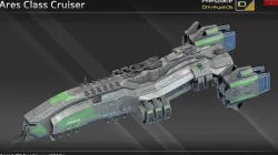 Ares Class Cruiser Low-poly 3D model