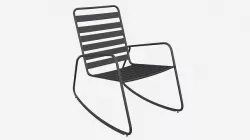 Argos Home Steel Garden Rocking Chair 3D model