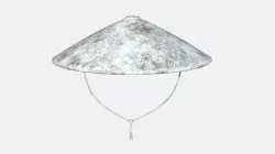 Asian Hat 05 Snow Winter - Character Design Fashion Low-poly 3D model