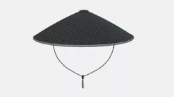 Asian Hat 07 Black - Character Design Fashion Low-poly 3D model