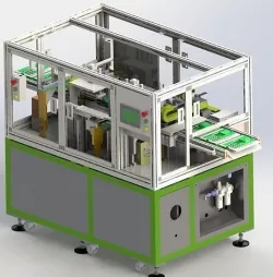 Automated telephone production equipment 3D model