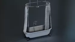 Bathtub Low-poly 3D model