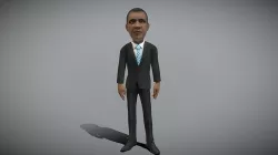 Black Man Low-poly 3D model