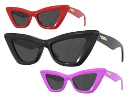 Bottega Veneta Sculptured Cat-eye Edgy Sunglasses Low-poly 3D model