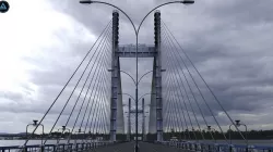 Cable Stayed Bridge 3D model