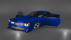 cadillac 1969 fleetwood custom lowrider 3D model
