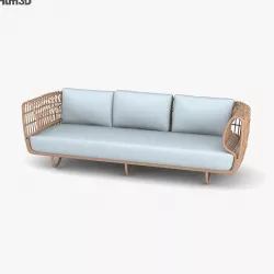 Cane Line Nest Sofa 3D model