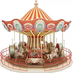 carousel 3D model