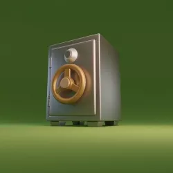 Cartoon Safe Low-poly 3D model