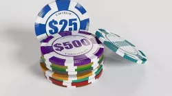 Casino Chips Set 3D model