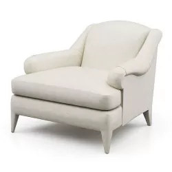 chair Baker Luxe Derby Lounge BAU3112C 3D model