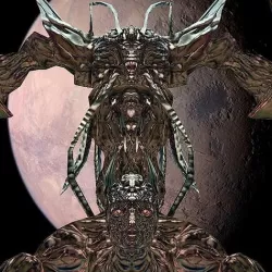 Chaos monster Low-poly 3D model