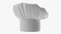 Chef hat 3D model