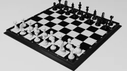 Chess Set 3D model