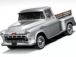 Chevrolet pickup 1957 3D model