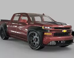 Chevrolet Silverado Modified 3D model