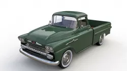CHEVY 3100 APACHE PICKUP FLEETSIDE 1958 3D model