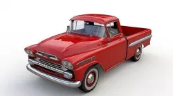 CHEVY 3100 APACHE PICKUP TRUCK  FLEETSIDE 1958 3D model