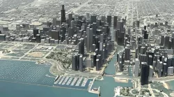 Chicago City 3D model