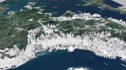 Cityscape Hong Kong China 3D model
