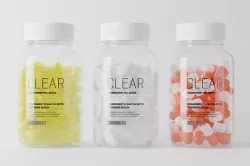 Clear Plastic Medicine bottle 3D model 3D model