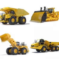 Collection Mining Machines 1 3D model