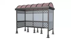 Columbus Bus Stop 3D model