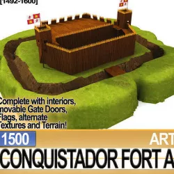 Conquistador Fort A 1500 3D model