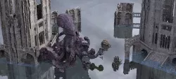 Cthulhu Cult halls 10 models Kit bash With Giant Octopus 3D model