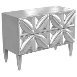 Dahlia Metal Nightstand  Bernhardt Interiors 3D model
