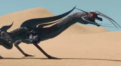 -Deathwyrm- creature 3D model Low-poly 3D model