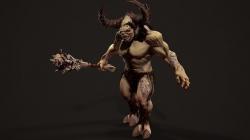 Demon 1 High Poly Sculpt 3D model