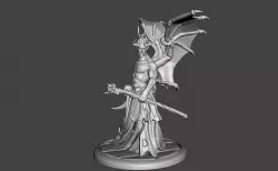 Demon mage  Sorcerer  print 3d 3D model