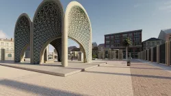 Design of Shrine of Martyrs project-3d model-Element desig Low-poly 3D model