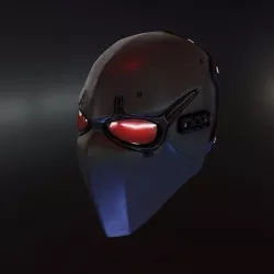 Devtac Ronin Ballistic Mask SLIM Low-poly 3D model