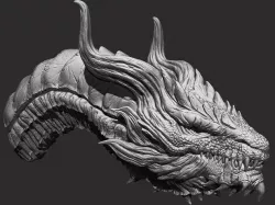 Dragon Head 3D model
