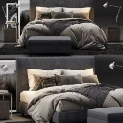 Dunvik Bed Set 3D model