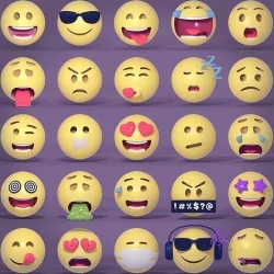 Emoticons - Emoji - Smiley Pack Low-poly 3D model