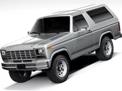 Ford Bronco 1980 3D model