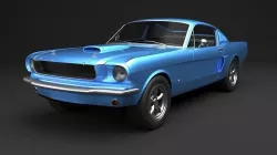 Ford Mustang Fastback 1965 3D model