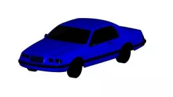 Ford Thunderbird 1985 3D model